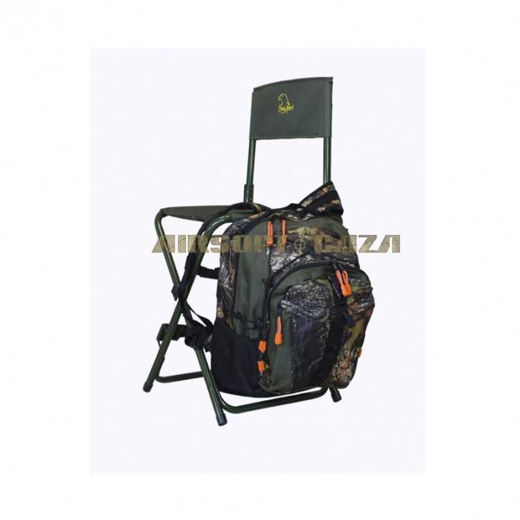 Silla Mochila Desmontable con Respaldo Torcaz Camu Silla Mochila Desmontable con Respaldo Torcaz Camu